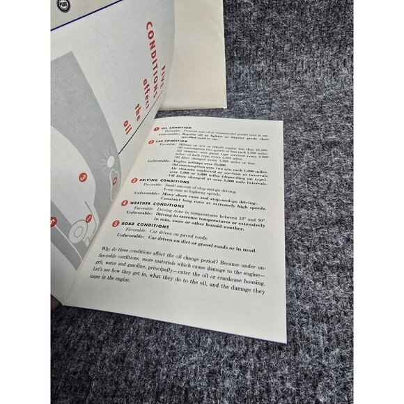 Pure Oil Company Advertising Car Dealer Brochure Catalog 40s 50s Service Booklet - Picture 7 of 8